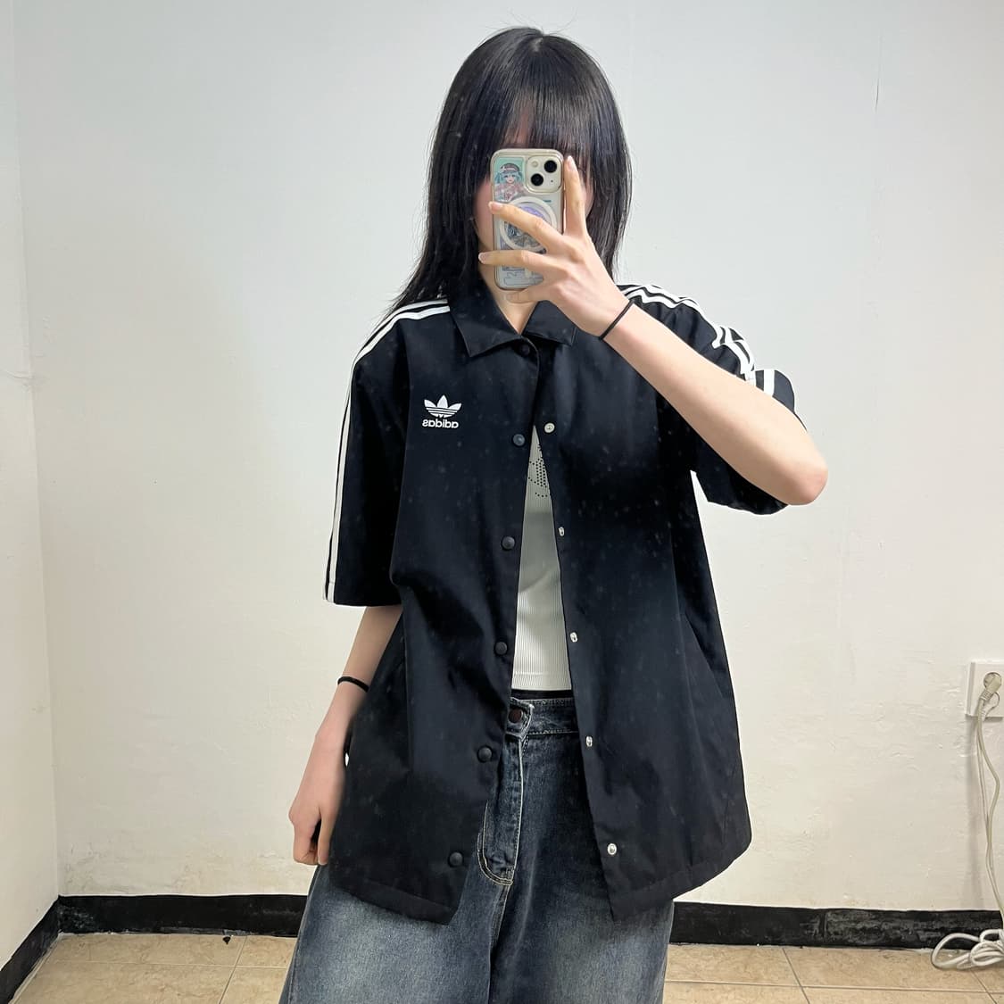 Adidas Firebird short sleeve coachjacket 상품이미지1