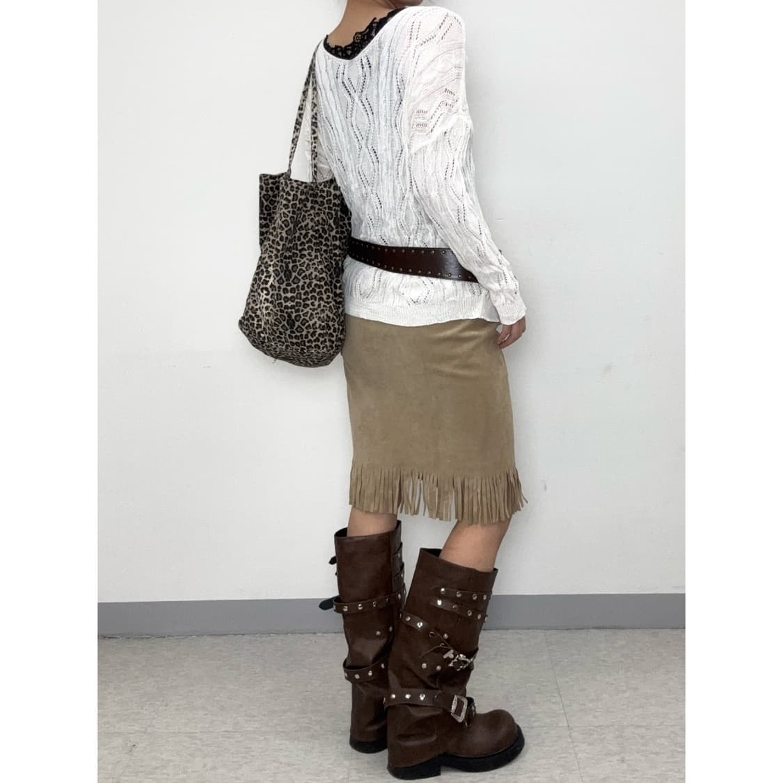 빈티지 그런지 히피 니트 상품이미지3