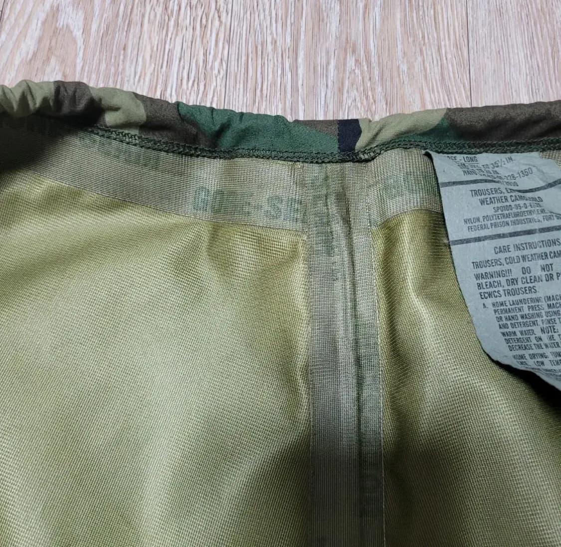 상태A 미군 고어텍스바지 카모 밀리터리바지 상품이미지5