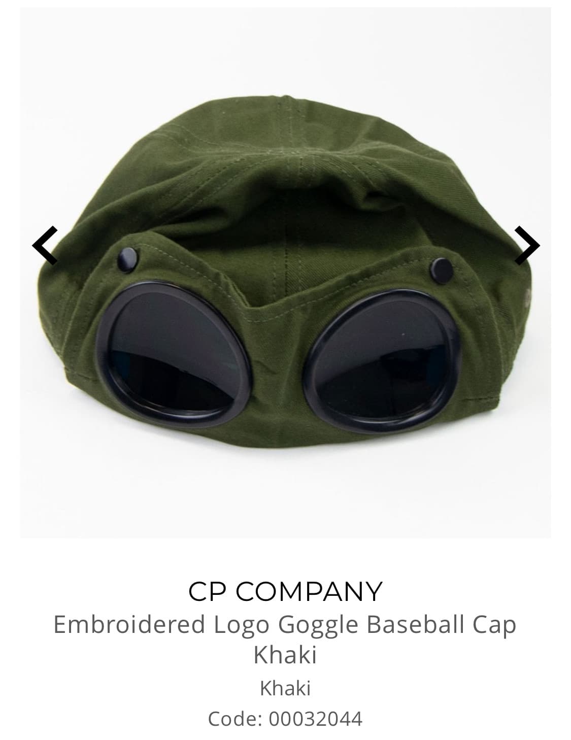 cp컴퍼니 카키 볼캡(ss급 상급, 한정판) 상품이미지1
