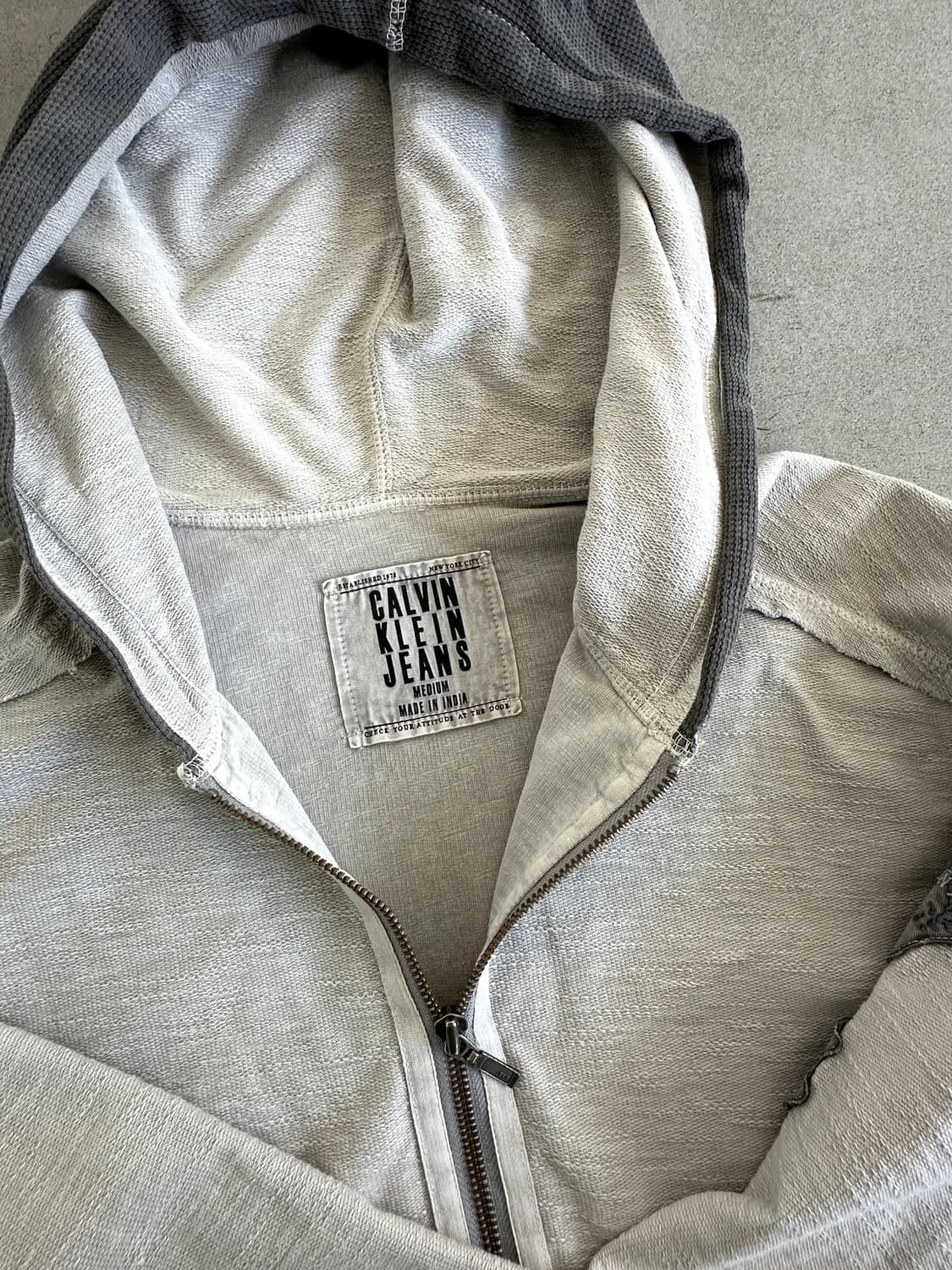 캘빈 클라인 그런지 레이어드 후드집업 상품이미지7