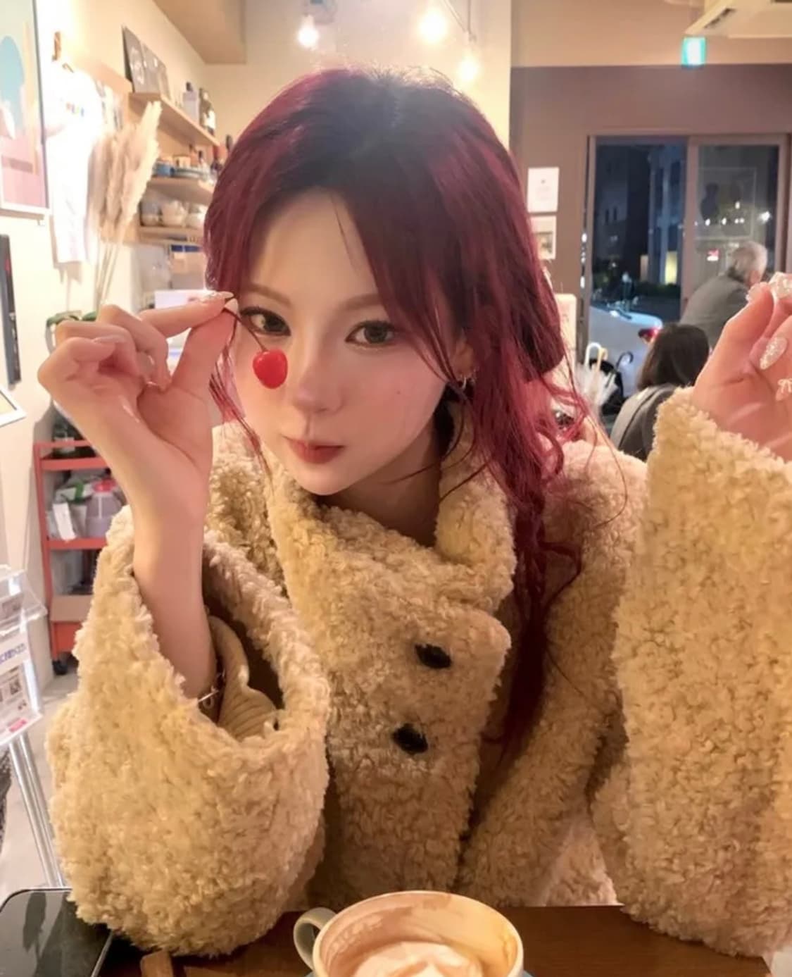 뮤즈드 포비 양털 오버 하프 스웨이드 코트 퍼자켓 상품이미지1