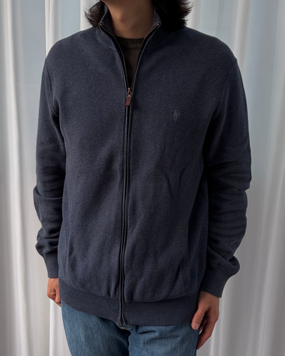 [XL]폴로 랄프로렌 피마코튼 니트 집업 상품이미지1