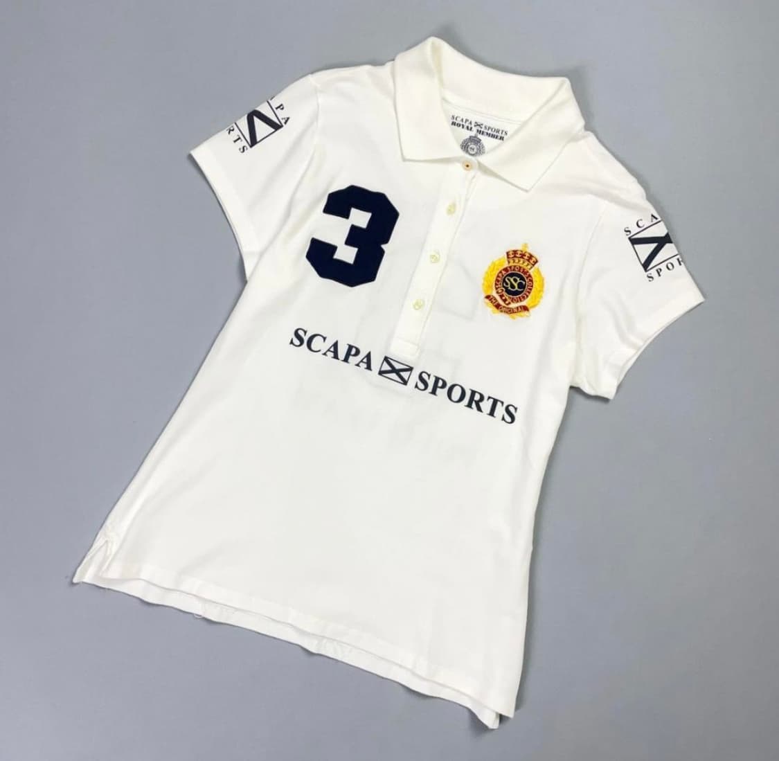 코르티스 제임스 Scapa sports 빈티지 폴로 셔츠 상품이미지1