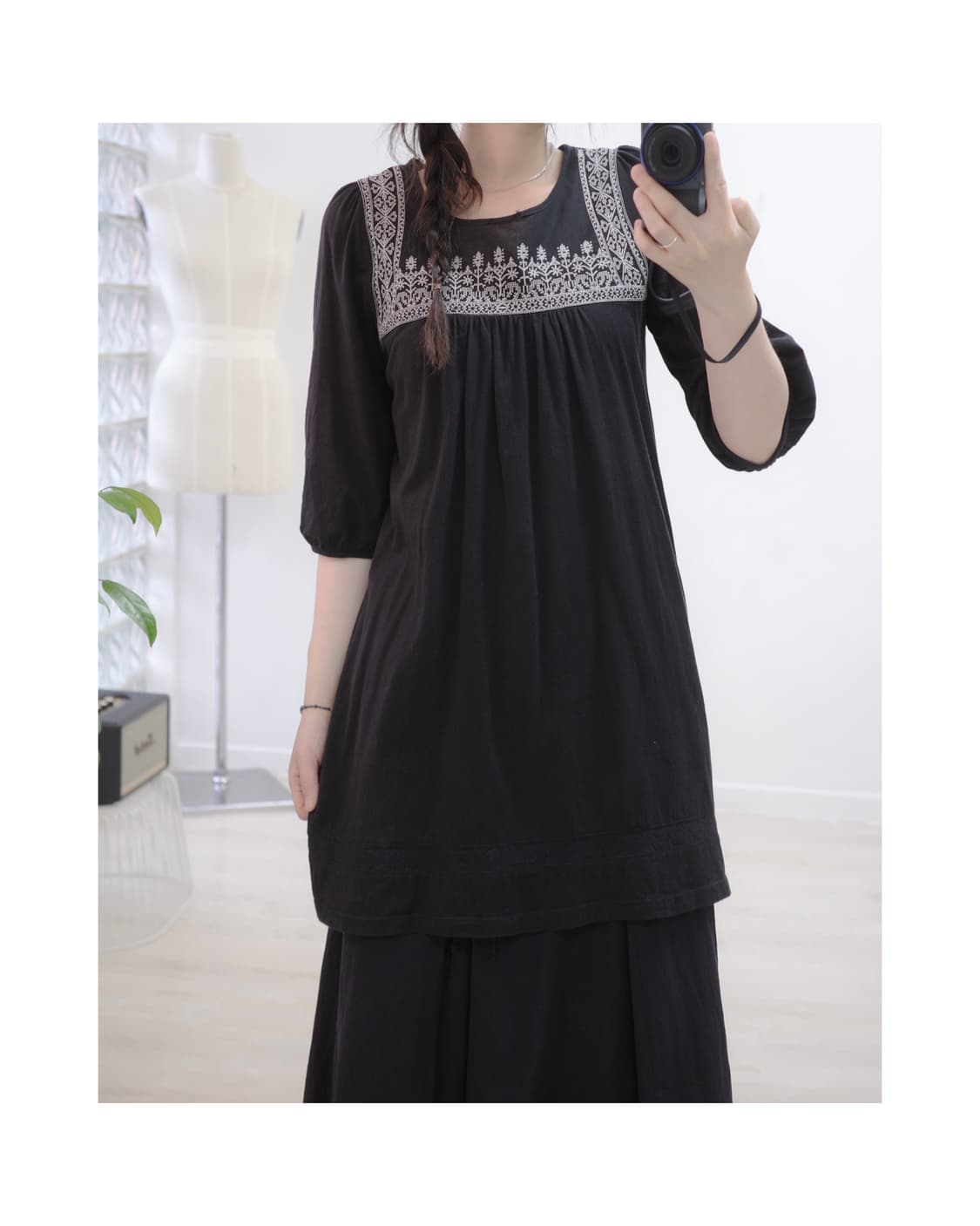 hippi black lace one-piece 상품이미지1