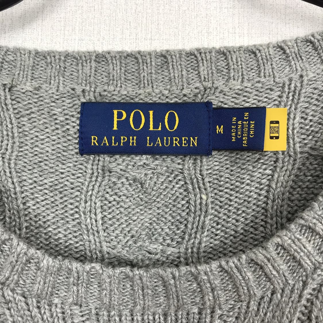 폴로 랄프로렌 꽈배기 니트 남성M (100) 상품이미지7