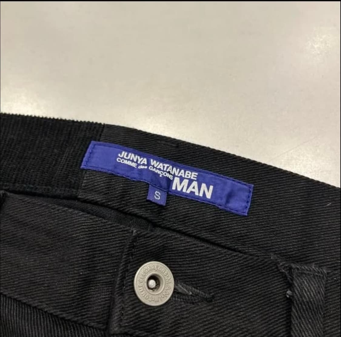14fw 준야 와타나베 꼼데 패치 블랙 데님 상품이미지3