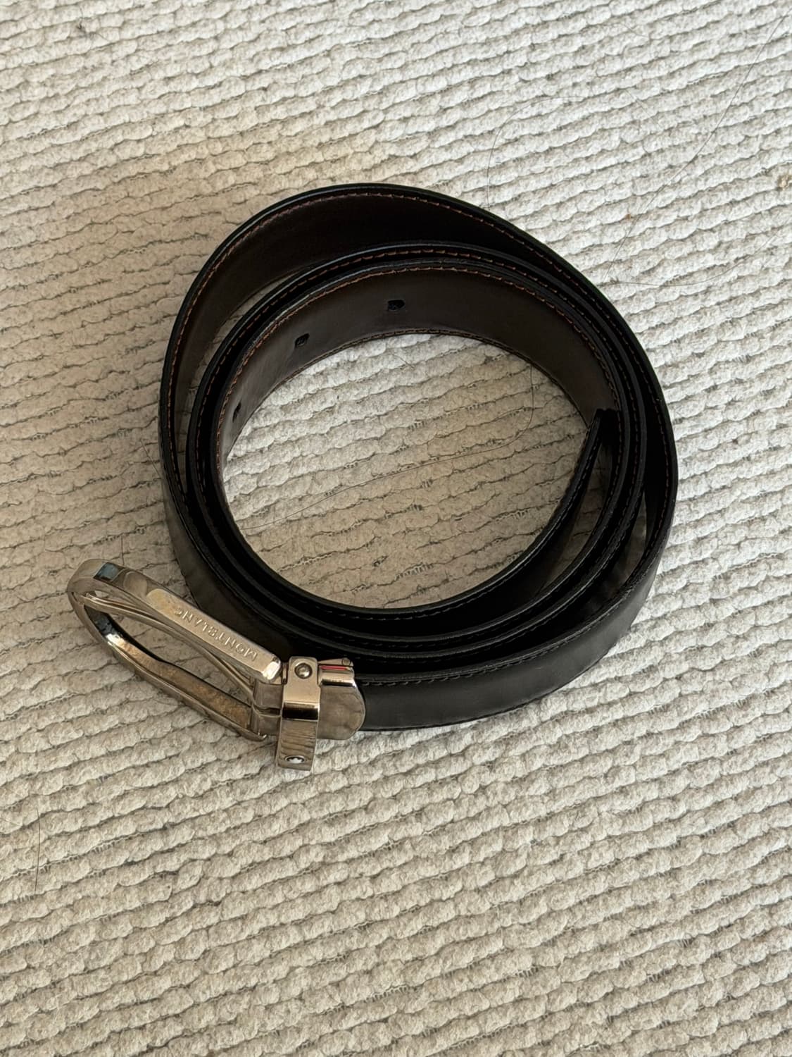 몽블랑 레더 벨트 상품이미지2