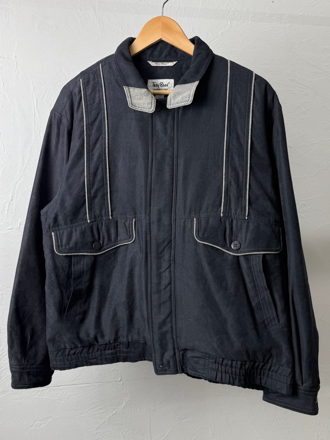 Troy bros 블루종 자켓 상품이미지2