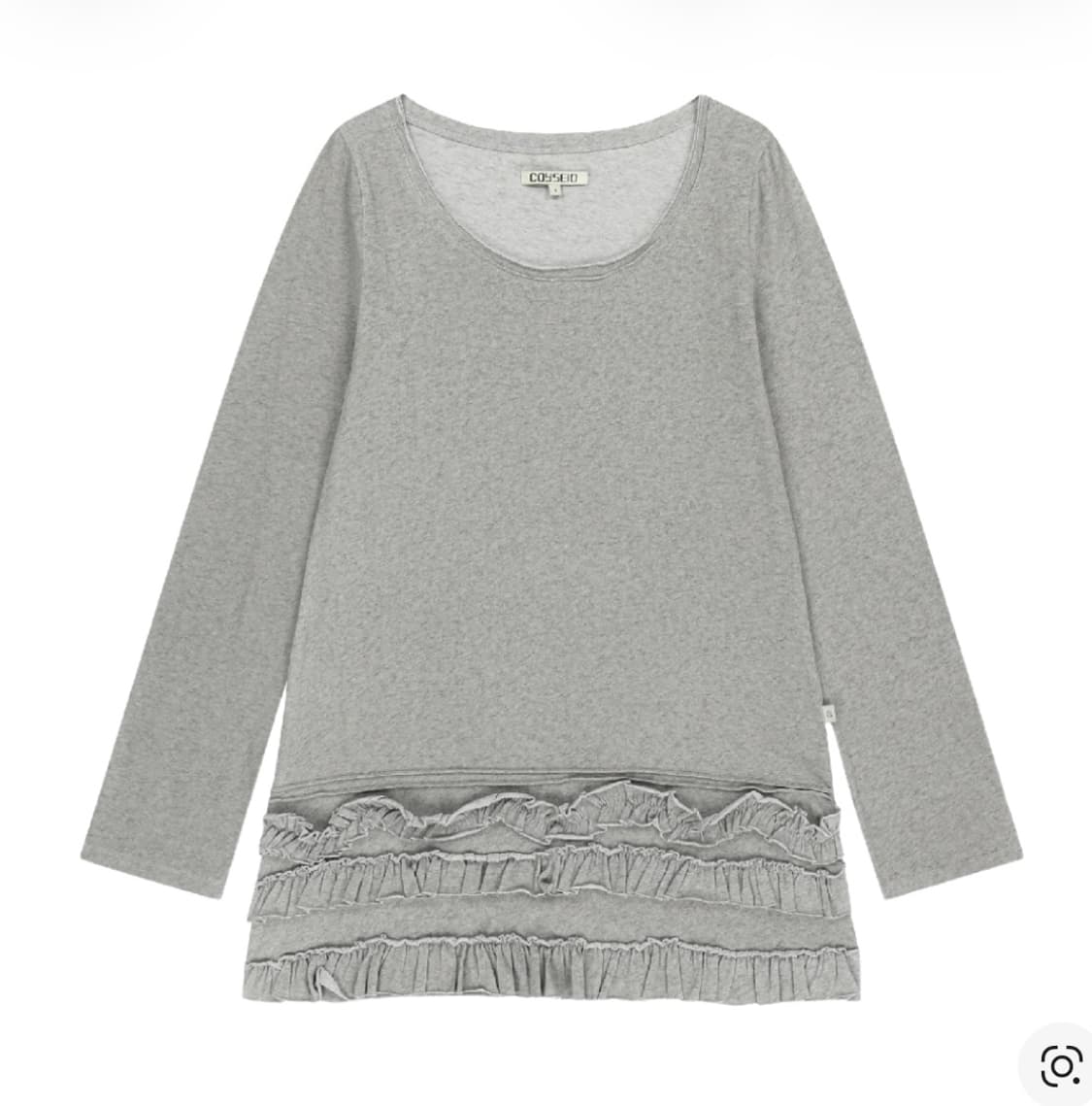 코이세이오 바텀 멀티플 프릴 드레스 라이트 그레이 상품이미지1