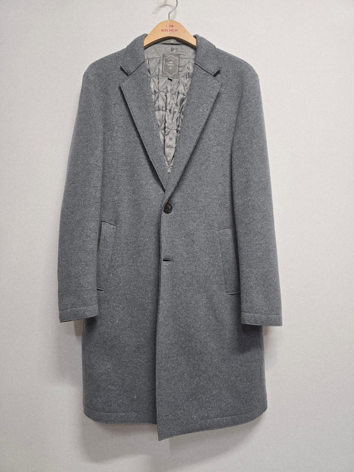 헤지스 mr 모직 혼방 그레이 자켓 코트 상품이미지1