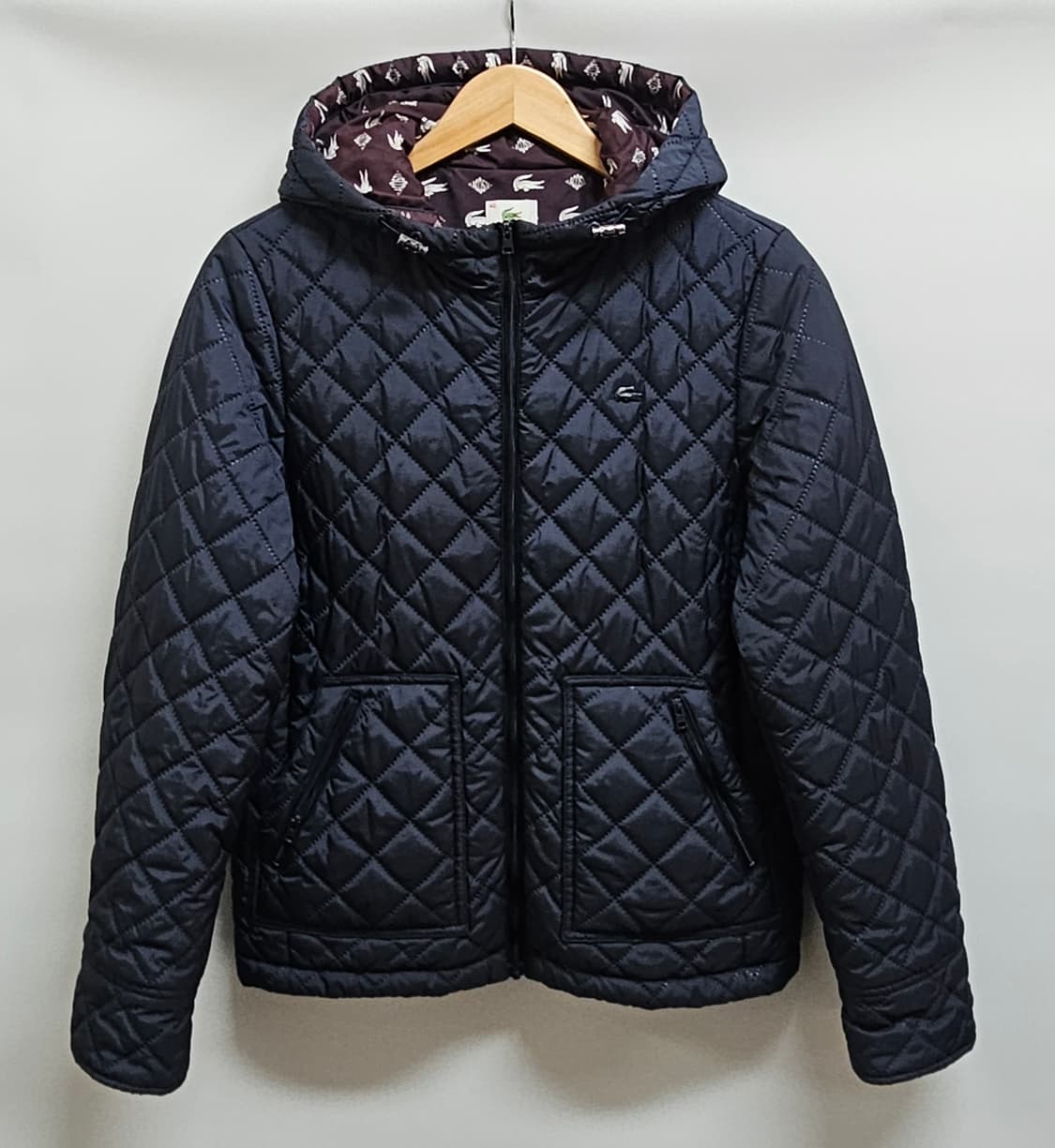 라코스테 퀼팅 후드자켓 40(100) 상품이미지1