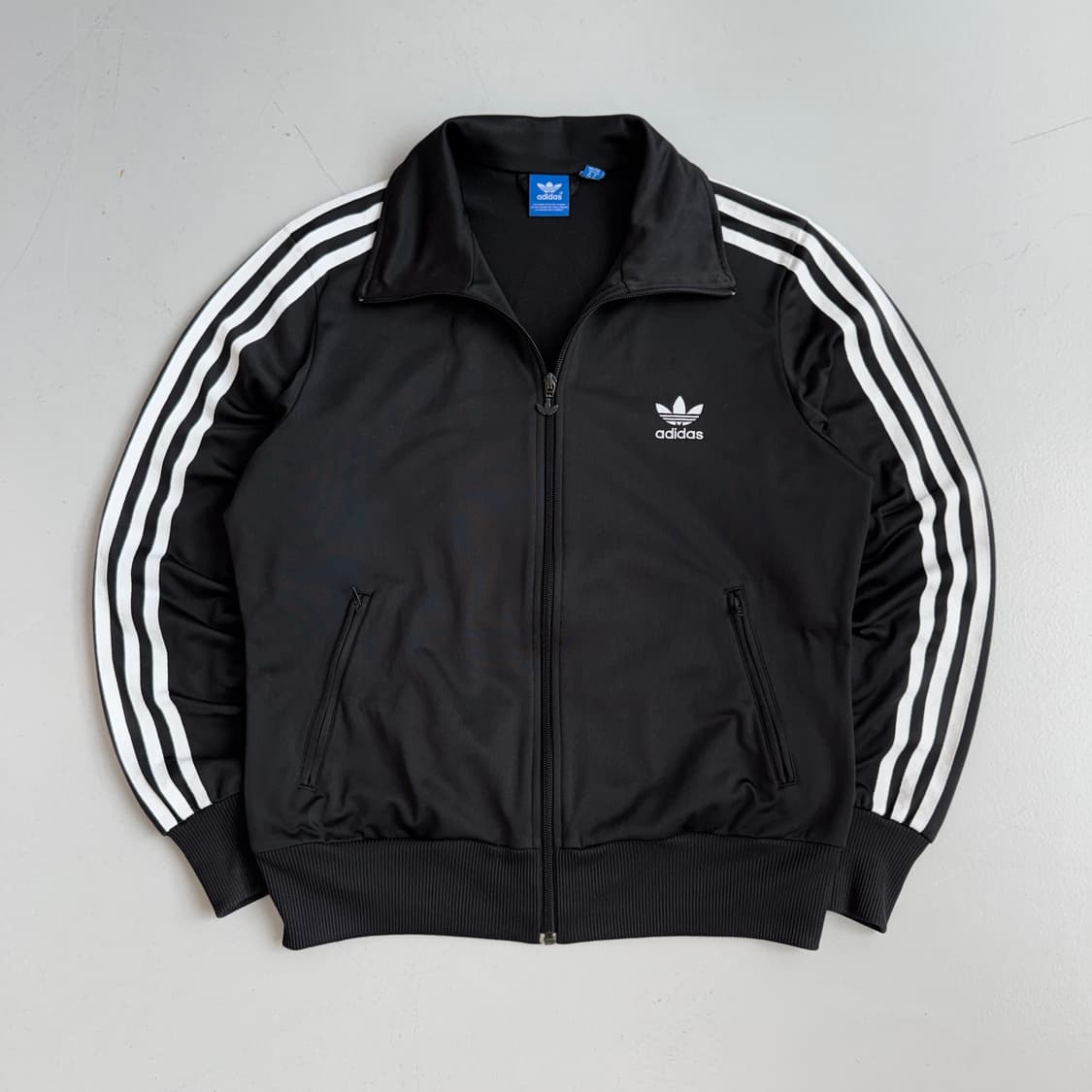 아디다스 빅로고 파이어버드 트랙탑 져지 블랙 상품이미지2