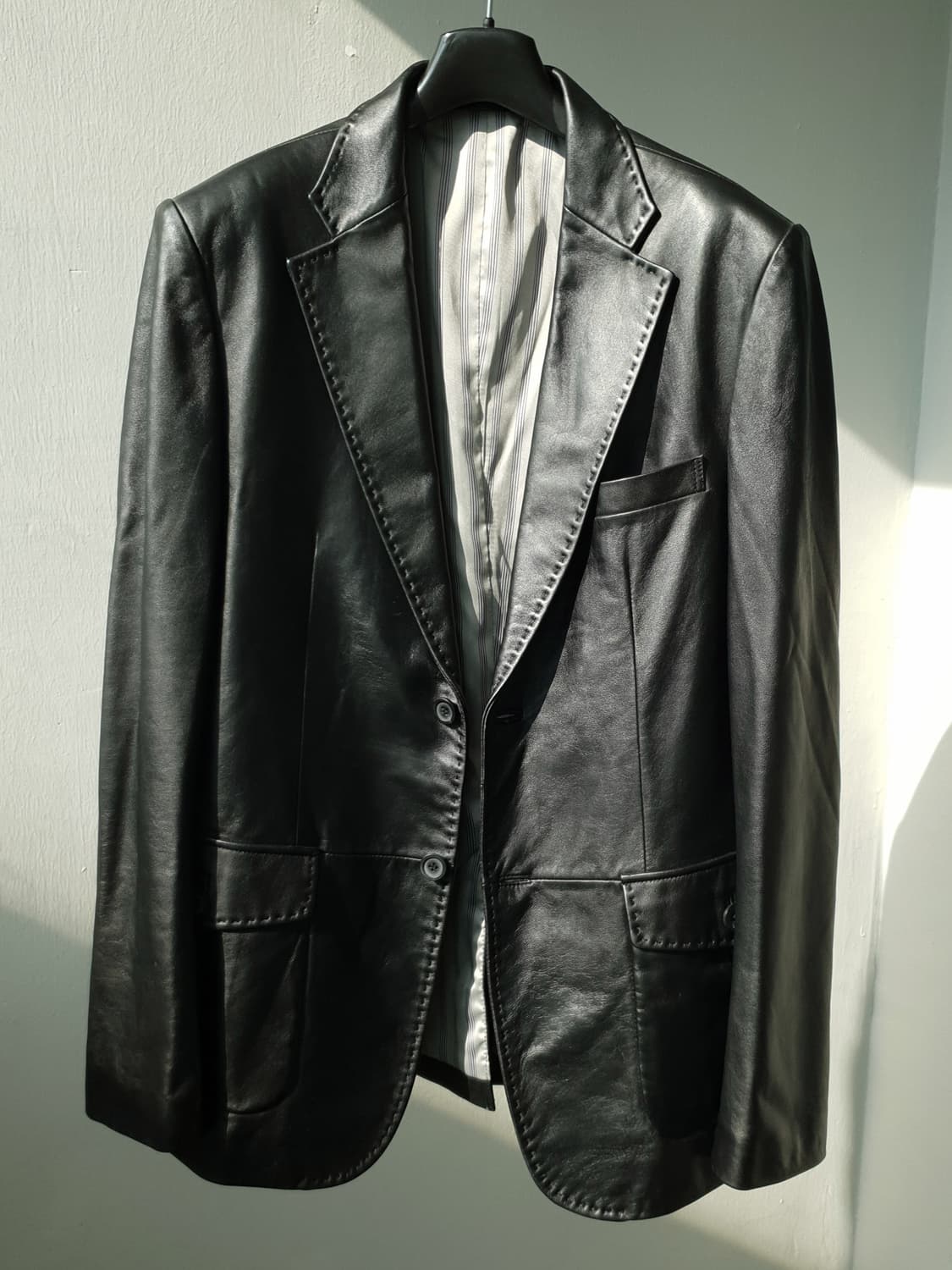 Vintage leather blazer jk 상품이미지7