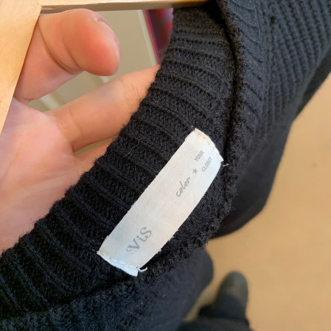 일본 빈티지 펀칭니트 상품이미지5