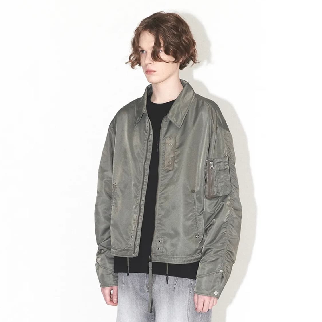 언어펙티드/ 플라이트 자켓 딥베이지/ L 상품이미지7