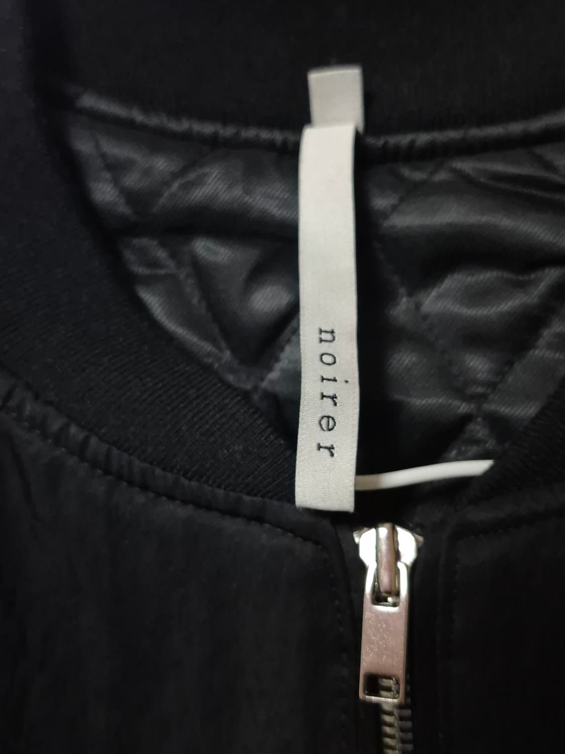 노이어 오버핏 셔링 크롭 블루종 상품이미지5