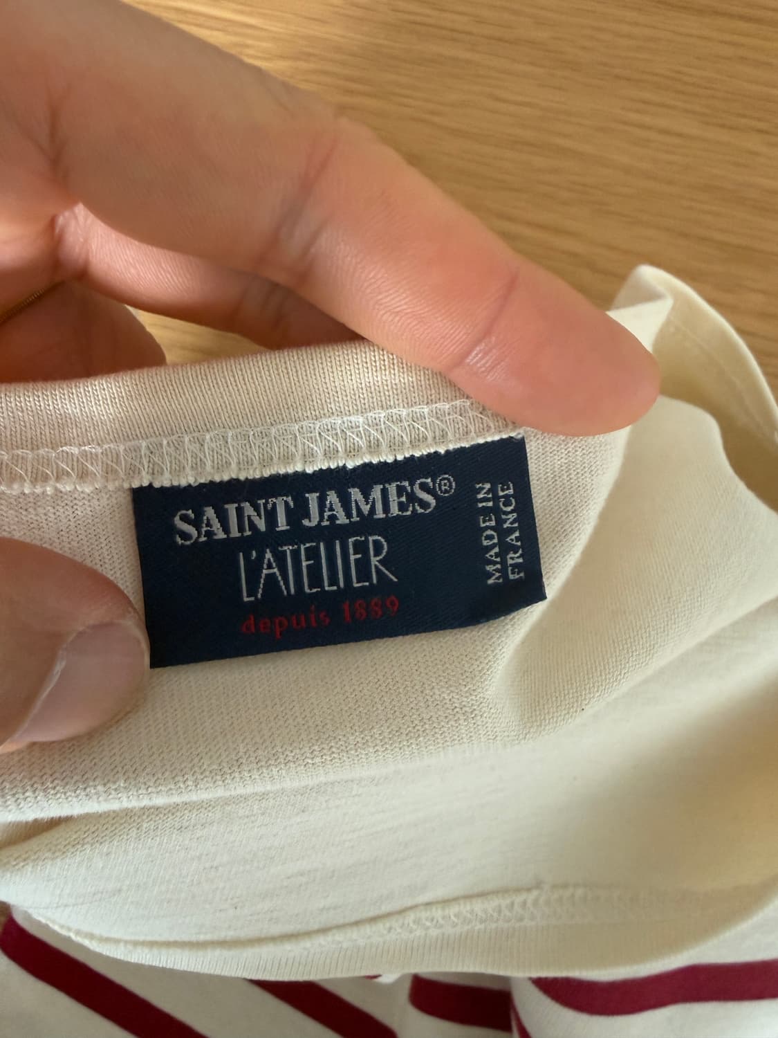 세인트제임스(Saint james) 스트라이프 보트넥 티셔츠(FRANCE 상품이미지7