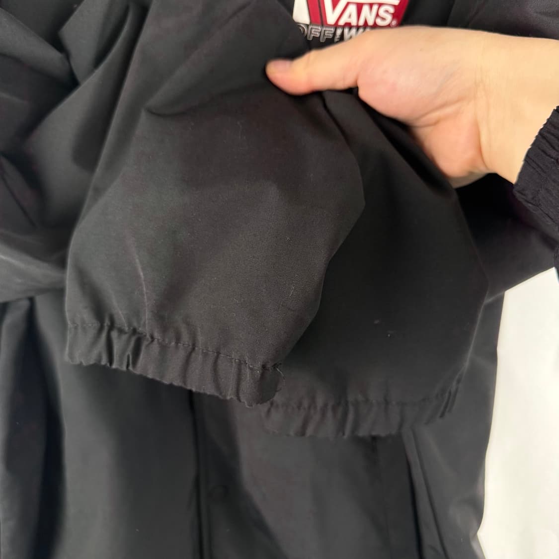L) 반스 후드 코치 자켓 블랙 상품이미지4