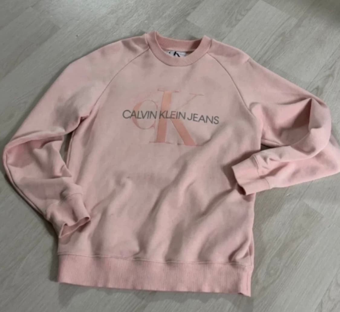 캘빈클라인 연핑크 맨투맨 상품이미지1