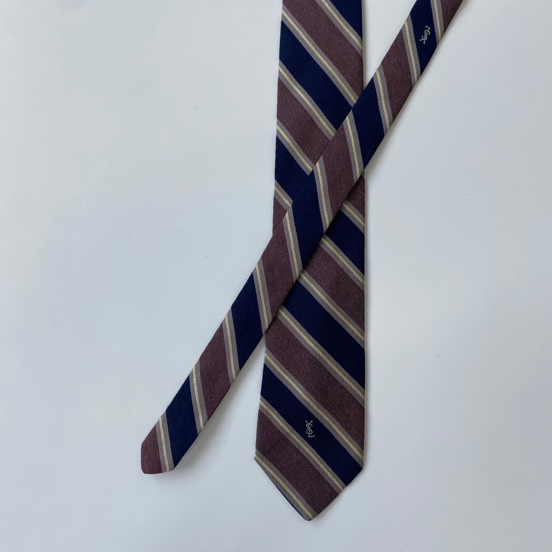입생로랑 (YSL) 심플로고 명품 정품 넥타이7.7cm 상품이미지2