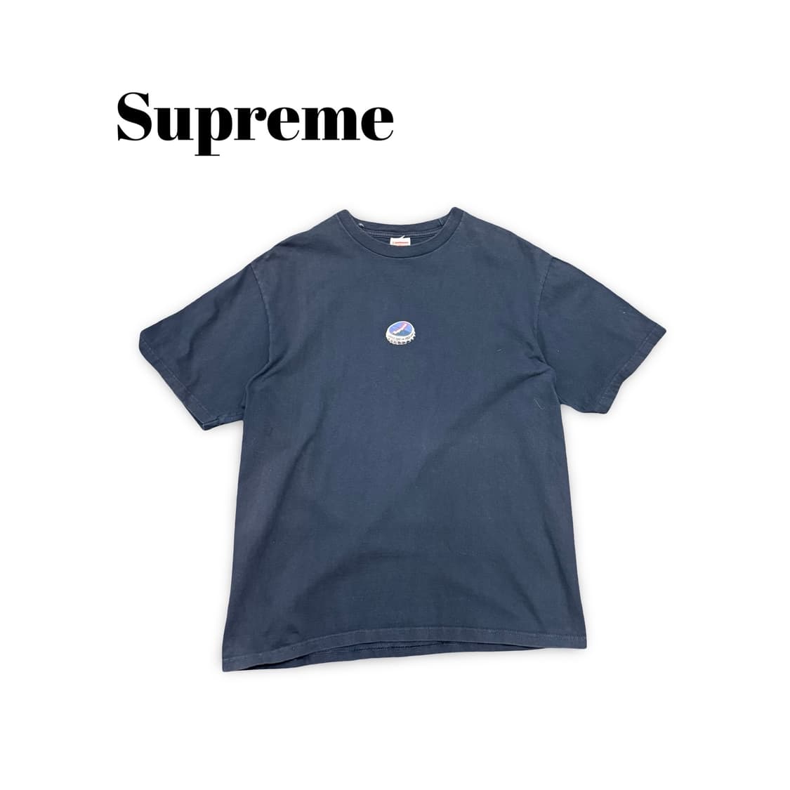 (100)슈프림병뚜껑반팔 상품이미지1