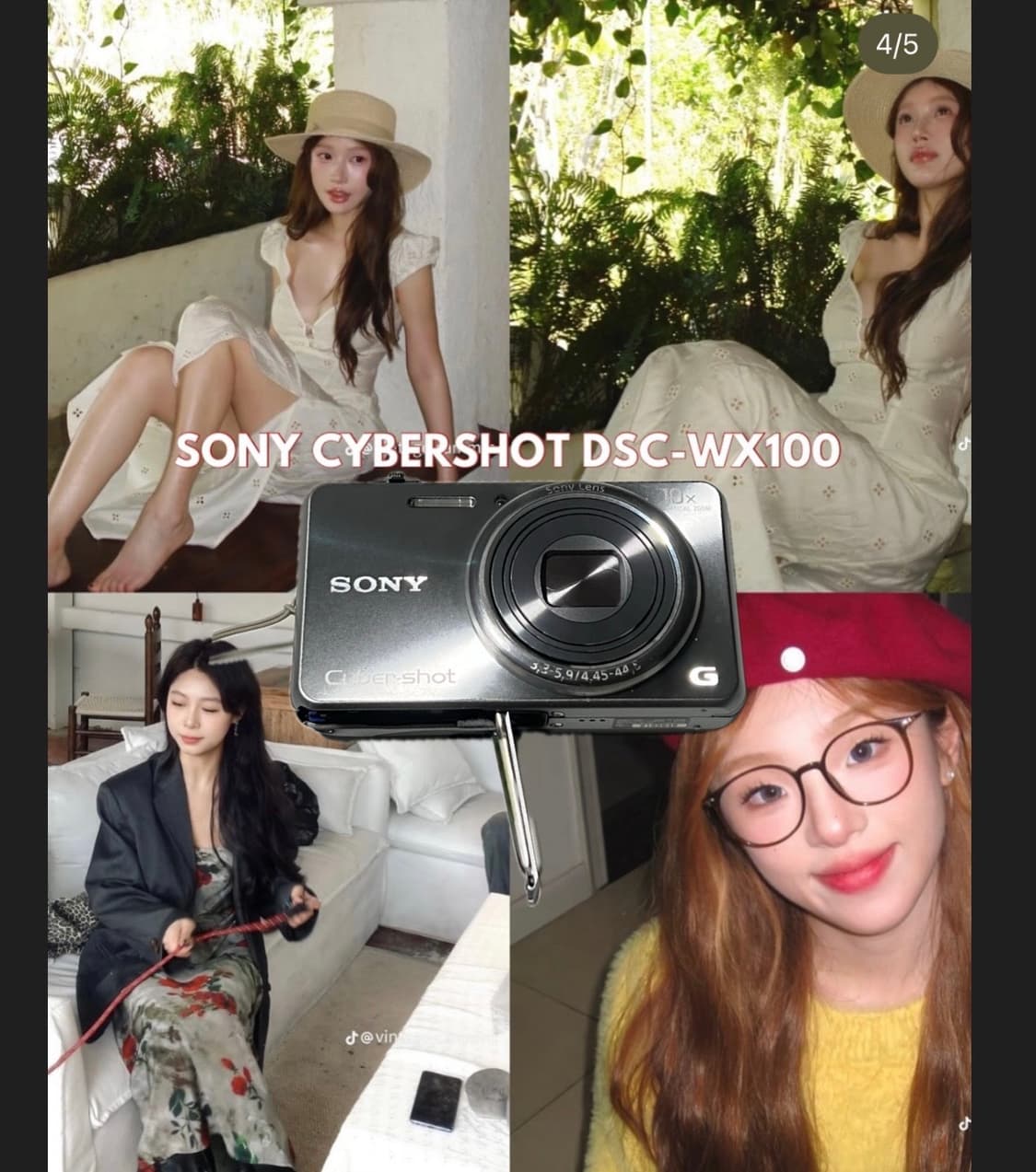 빈티지 디지털 카메라 소니 사이버샷 DSC-W100 상품이미지1