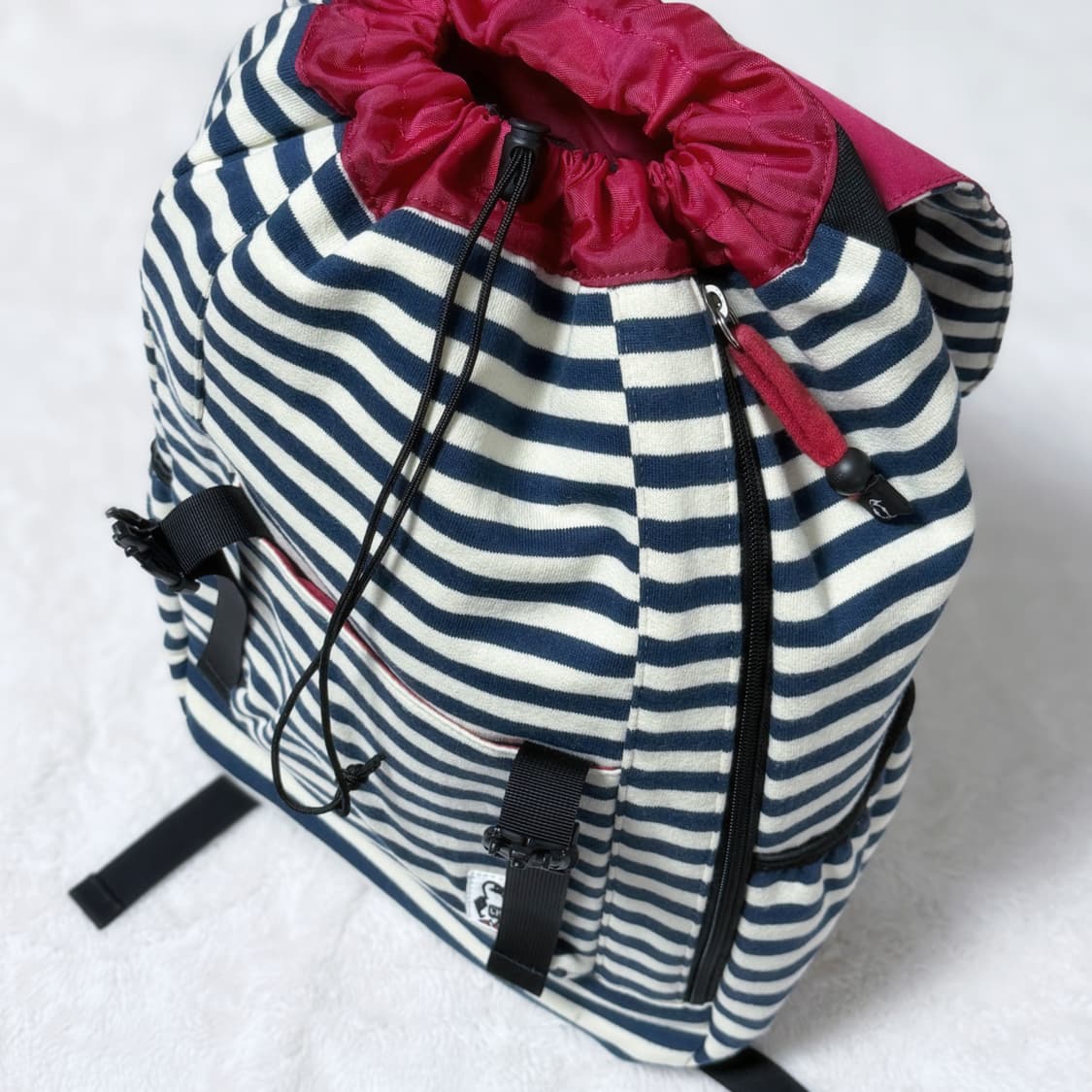 CHUMS 첨스 모리걸 하구미 스즈코 스트라이프 백팩 ≽^•⩊•^≼ 상품이미지2