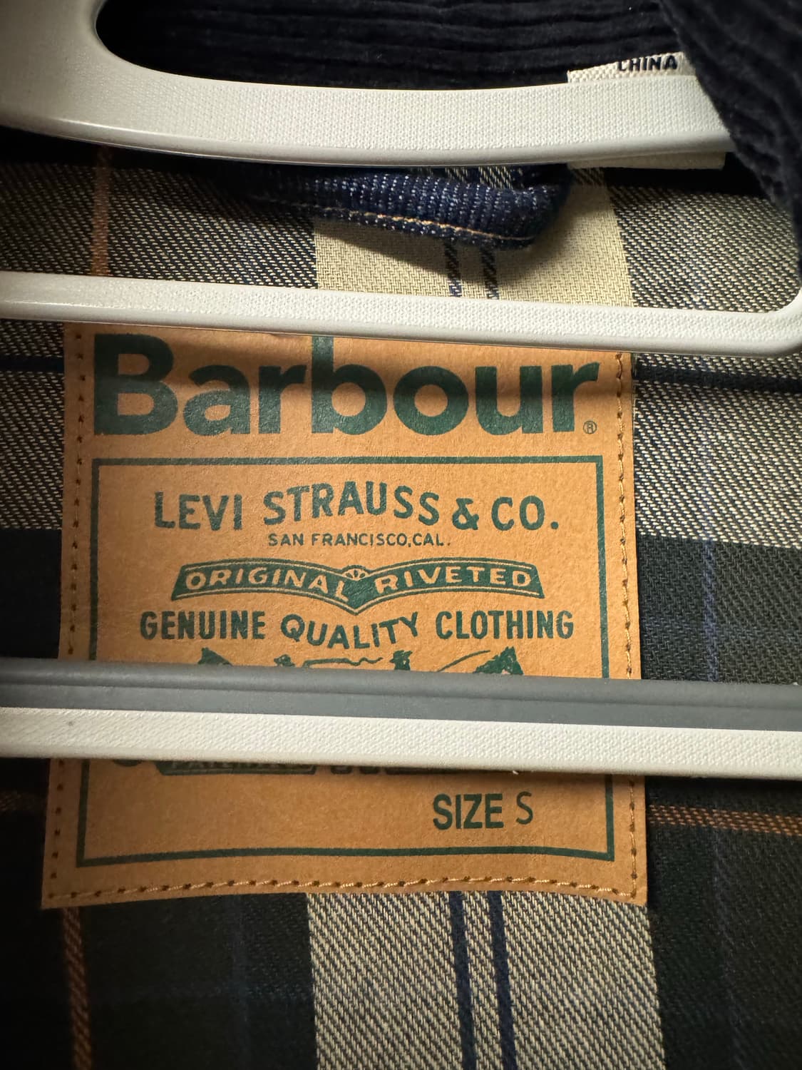 바버 x 리바이스 데님 비데일 자켓 상품이미지3