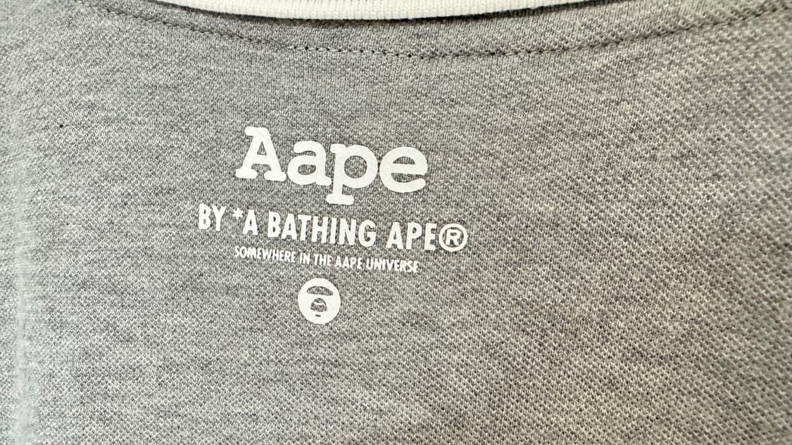 AAPE 그레이 피케티 XXL 사이즈 상품이미지3
