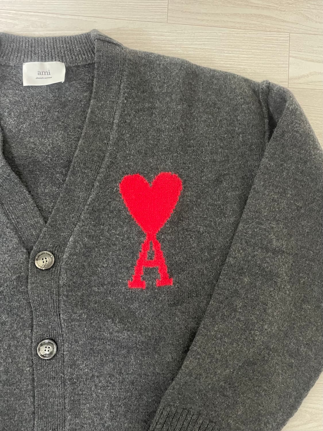 아미 빅로고 가디건 L 상품이미지2