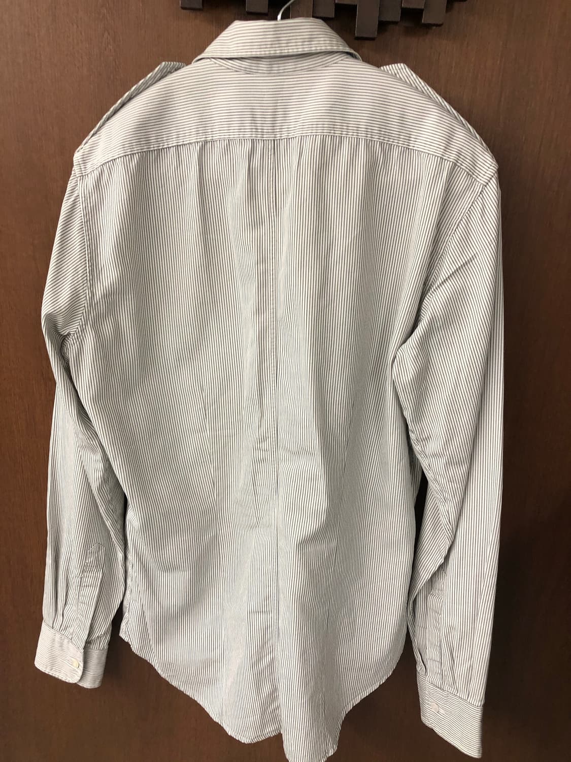 드리스반노튼 스트라이프 밀리터리 셔츠 46 상품이미지6