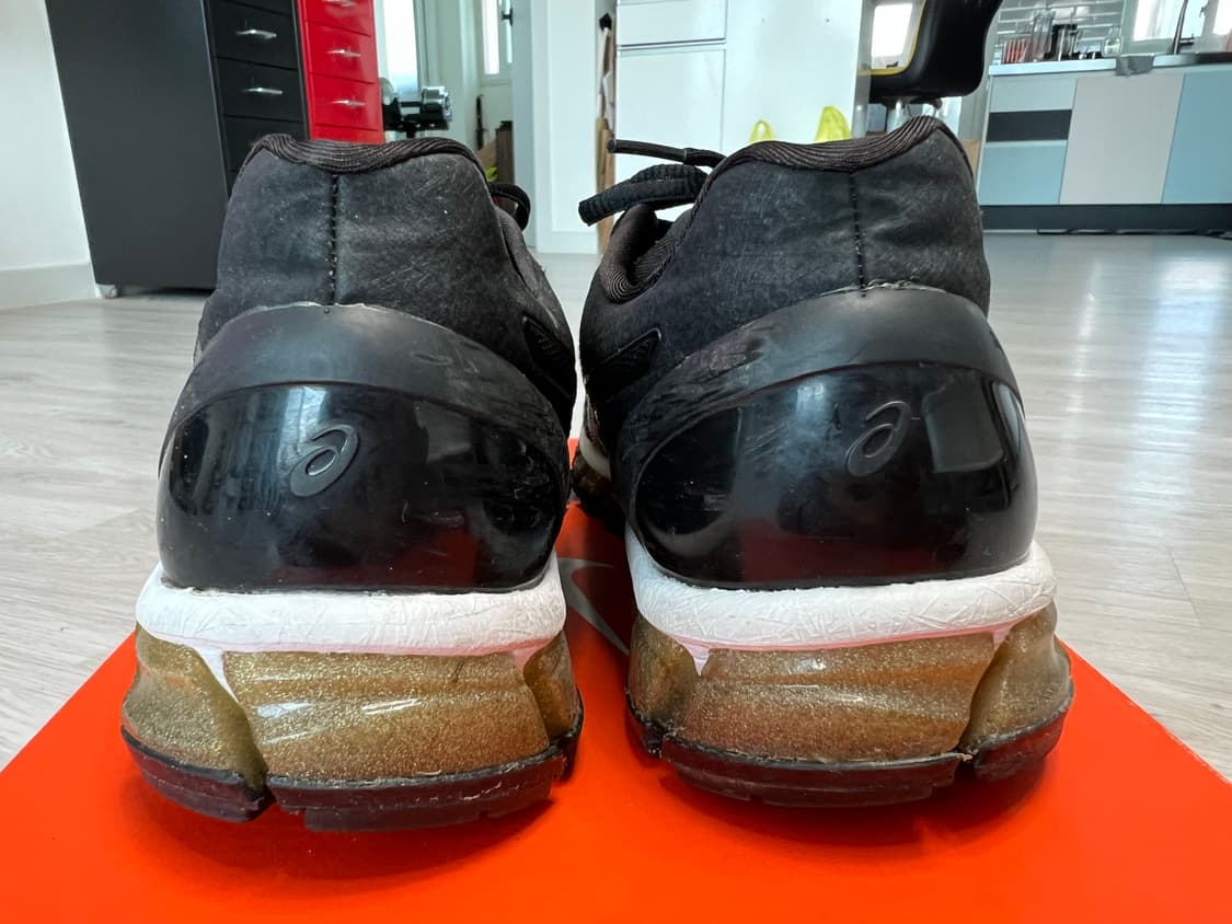 [240] 아식스(W) 젤 퀀텀 360 니트 블랙/화이트 상품이미지5