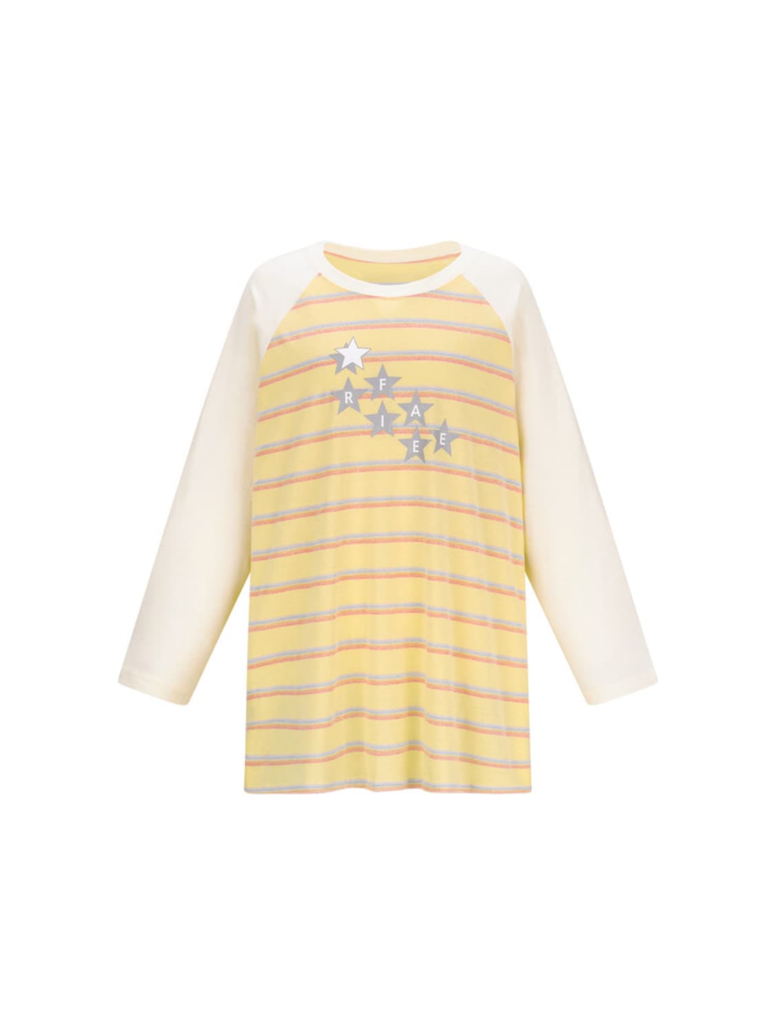 페어리 rainbow raglan t-shirt (yellow) 상품이미지1