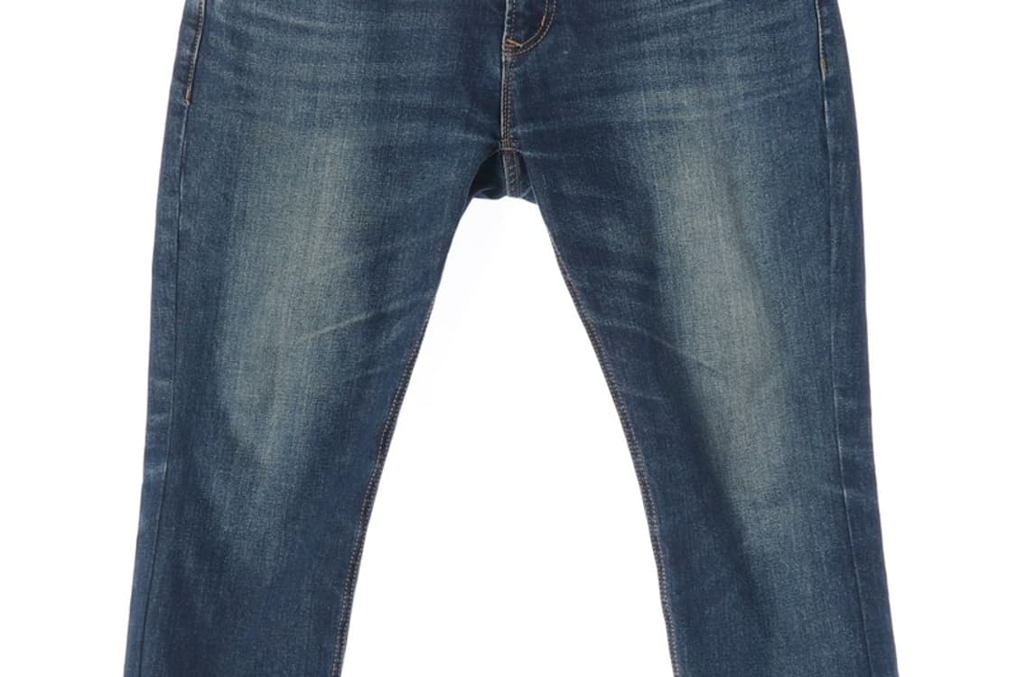 EVISU 레트로 워크 백로고 자수 다크 인디고 데님 32 상품이미지4