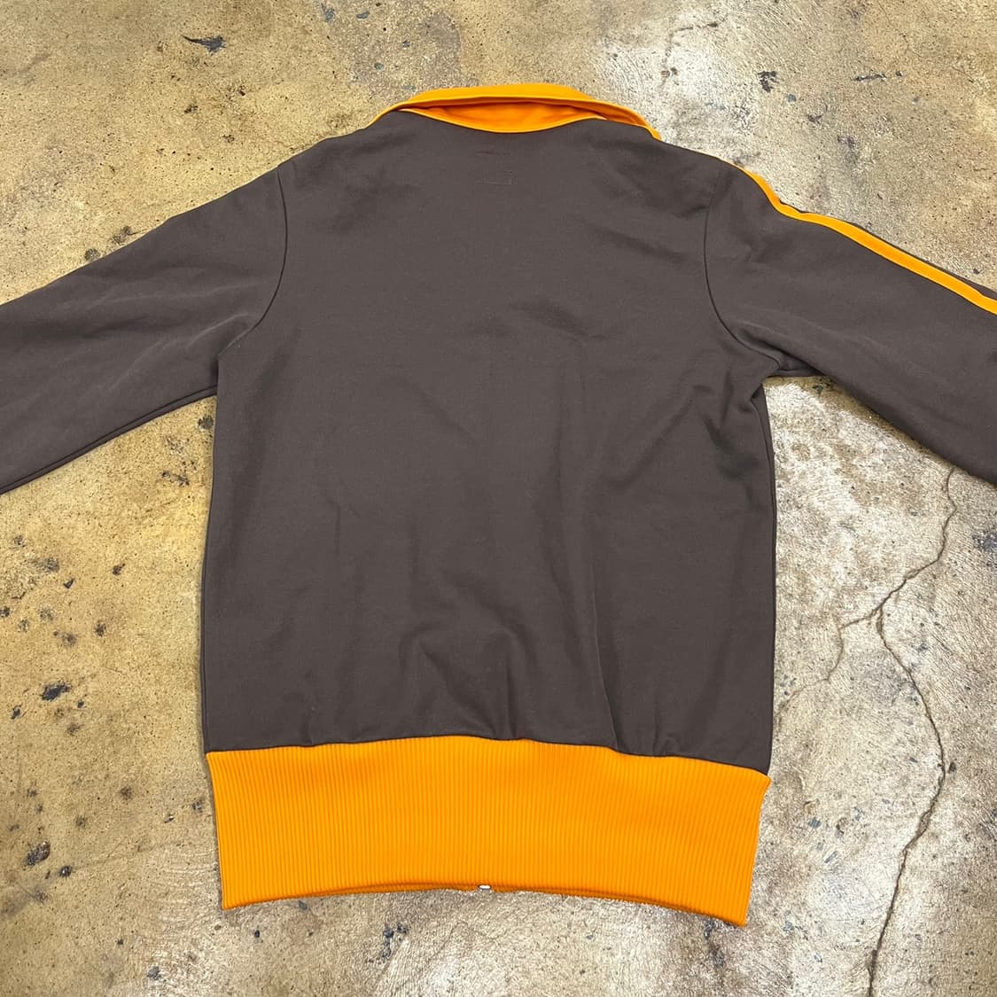 아디다스 브라운 오렌지 귤 초코 져지 트랙탑 상품이미지4