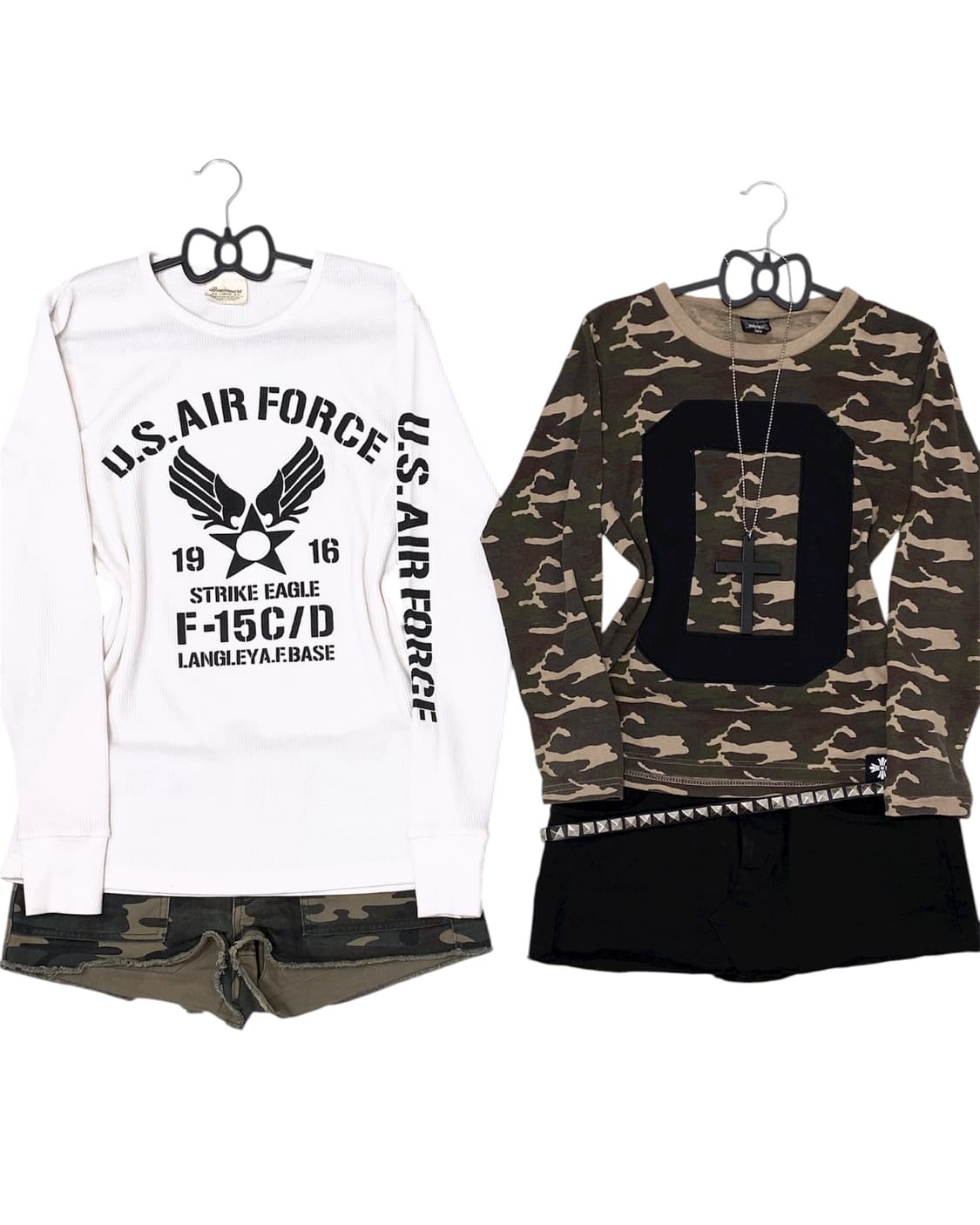 [JPN] 코디셋 ! 카모 U.S 날개 y2k 코디셋 상품이미지5