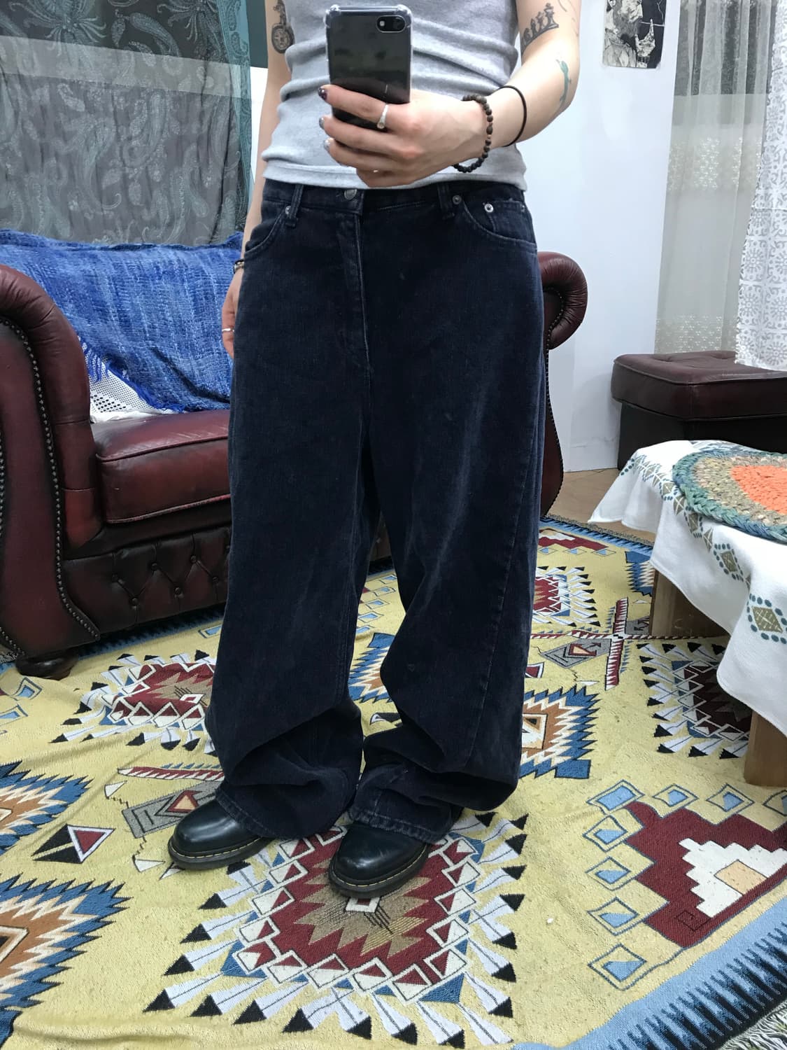 Roompacker 네이비 데님팬츠 (Z1078) 상품이미지1