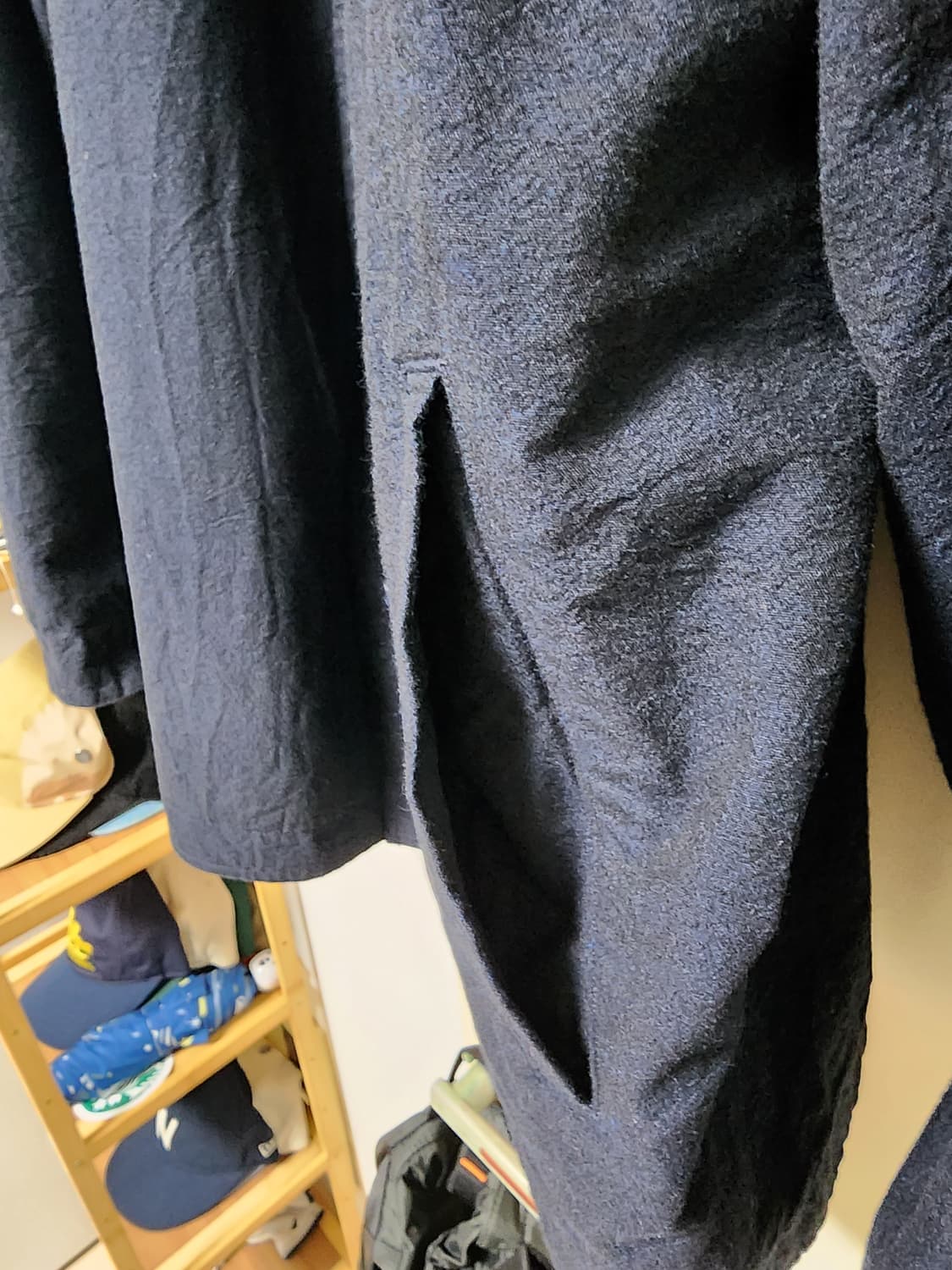 24FW 나나미카 코튼 울 마리너 자켓 네이비 XL 상품이미지4