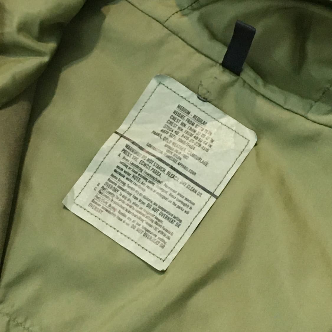 Us Army 우드랜드 콜드파카 야상 점퍼 남성 105 110 사이즈  상품이미지6