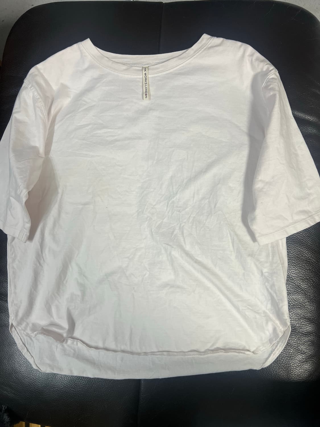 HK WORKS LONDON  연핑크 반팔 L 상품이미지1