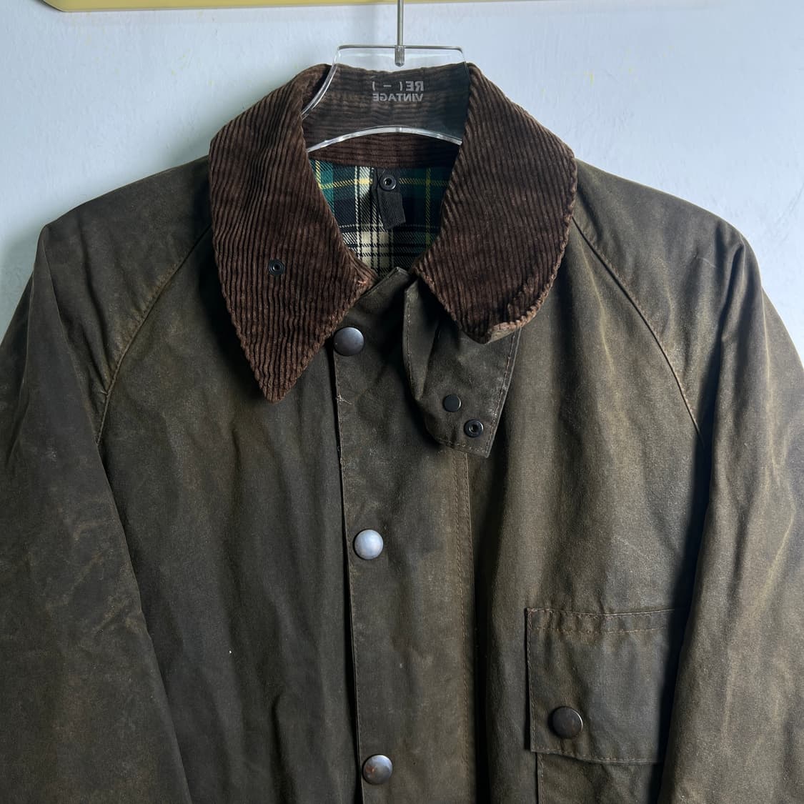 Barbour 바버 솔웨이 지퍼 왁스 자켓 36 상품이미지4