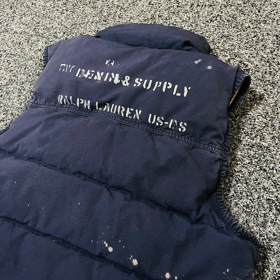 vintage 폴로 데님앤서플라이 패딩 베스트 상품이미지4