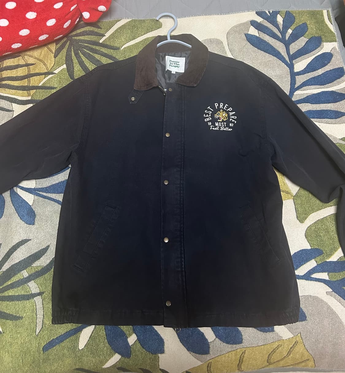 블랙 호랑이자수 자켓  상품이미지3