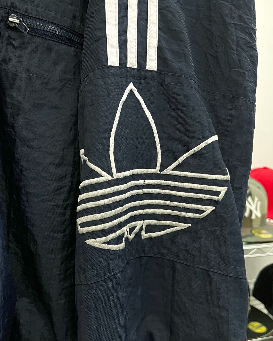 아디다스 90s 오버사이즈 네이비 퀼팅 점퍼 상품이미지7