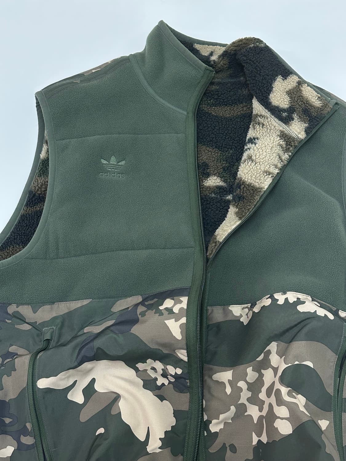 [S]아디다스(ADIDAS) 플리스(후리스) 집업 베스트(조끼) 상품이미지7