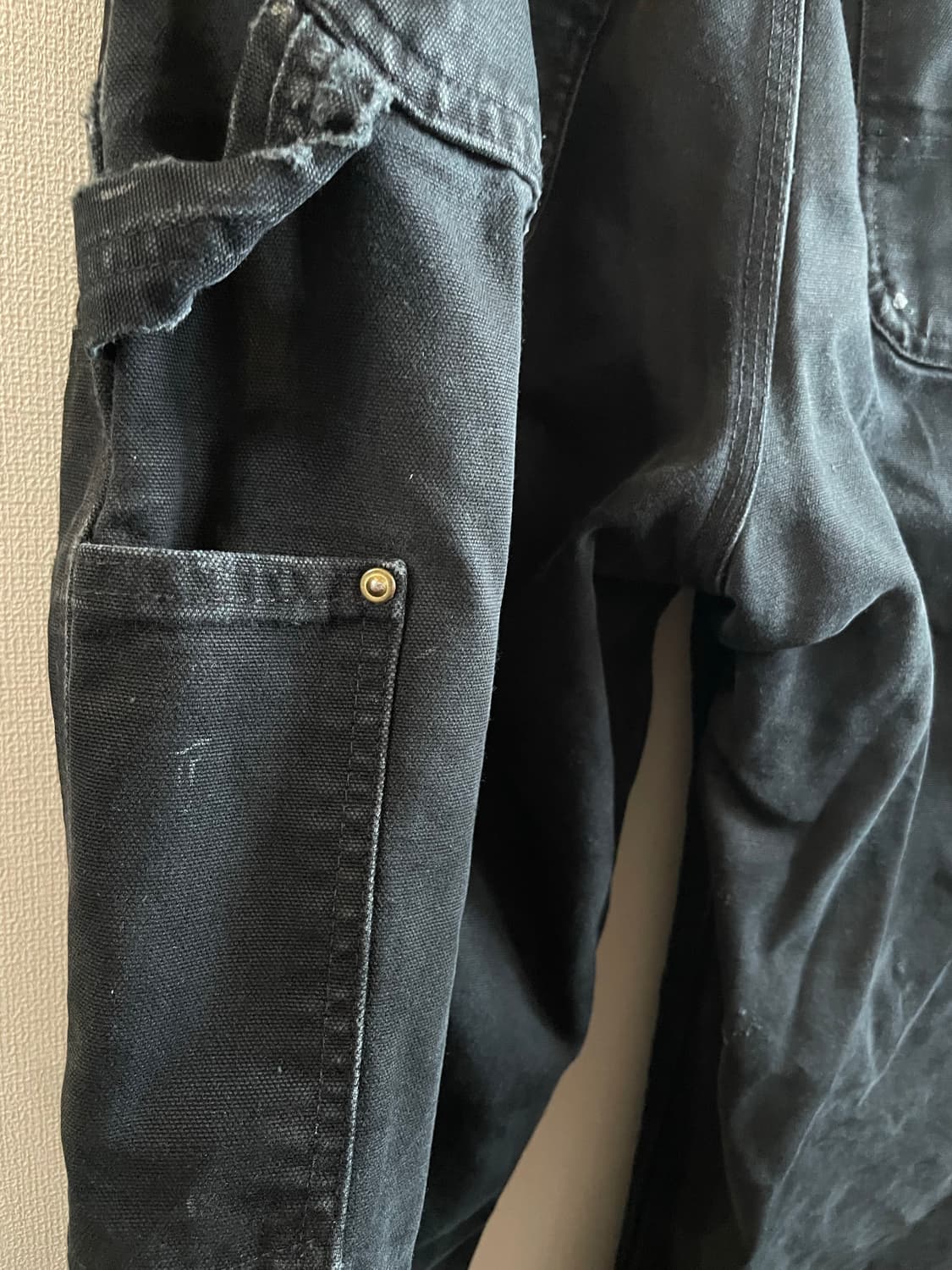 Carhartt-90s double knee faded black 상품이미지6