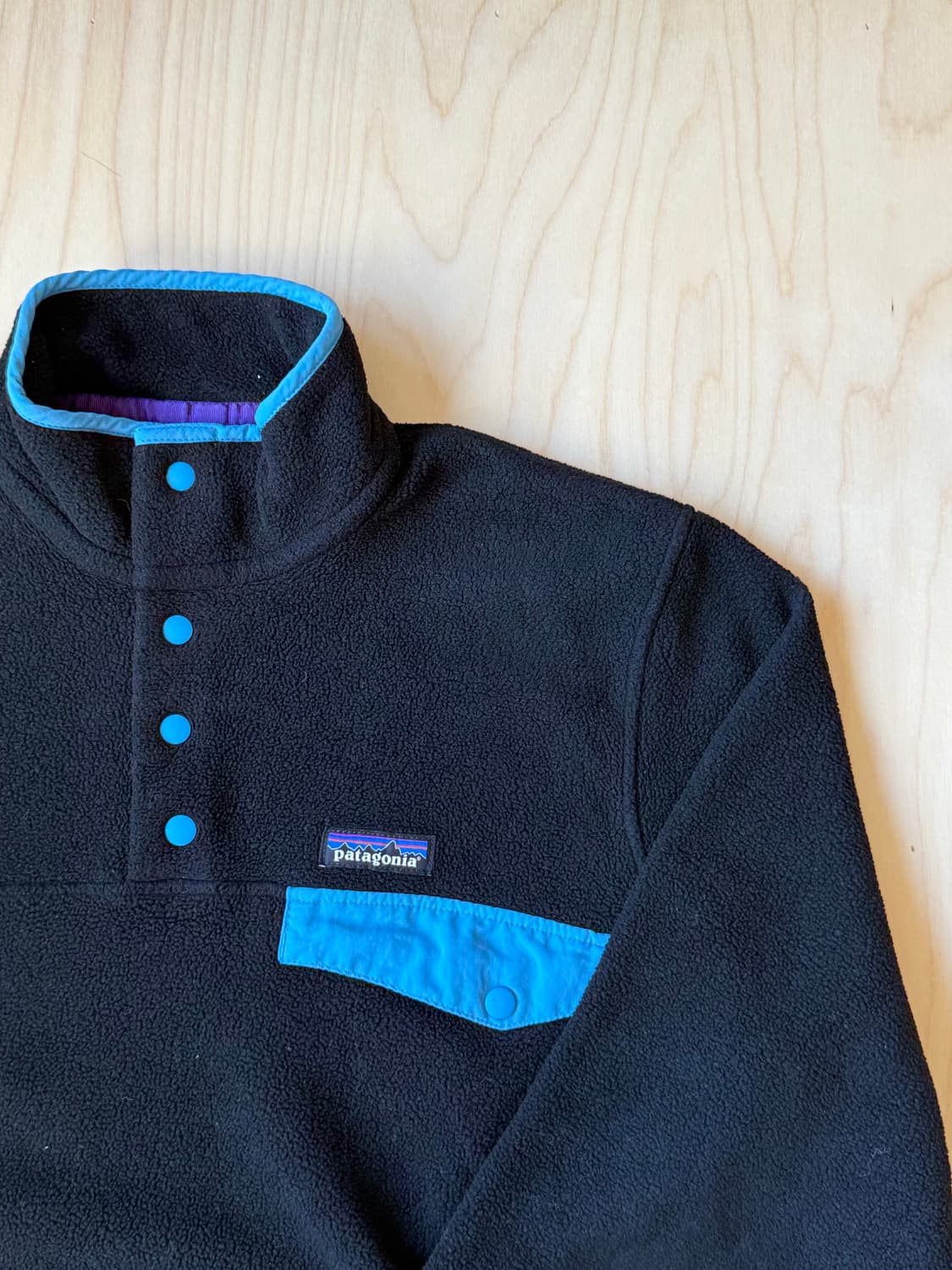 Patagonia synchilla snap t black  파타고니아 상품이미지3