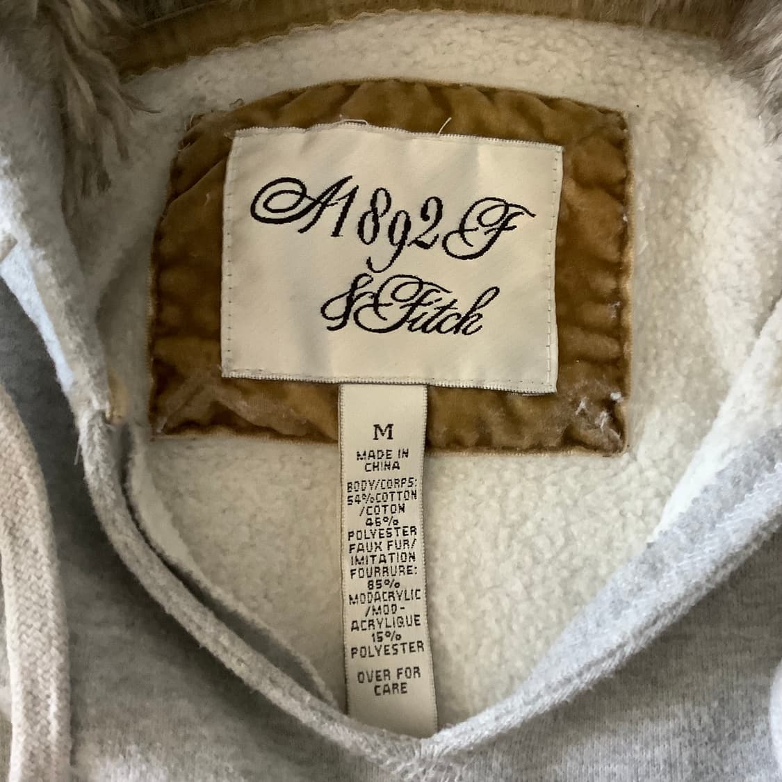 아베크롬비 빈티지 퍼 후드티 상품이미지4