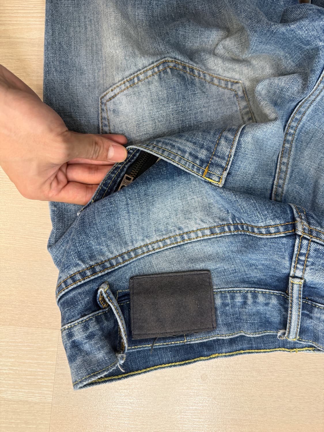 네이버후드 17aw 블루셀비지 데님 14온즈 34사이즈 상품이미지3